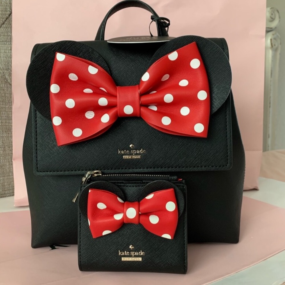 Kate spade Minnie Mouse backpack & wallet set - Picture 3 of 12